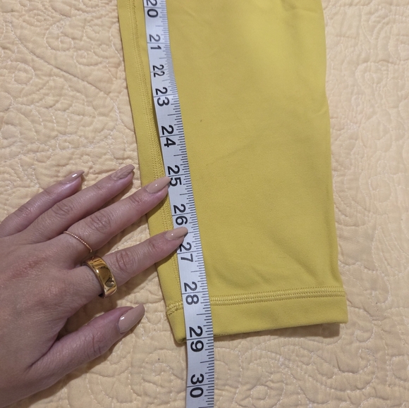 Lululemon Athletica Vibrant Yellow Leggings - Picture 8 of 8